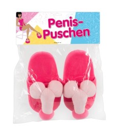 Hausschuhe „Plüschpenis“, passend von Gr. 37 bis 40