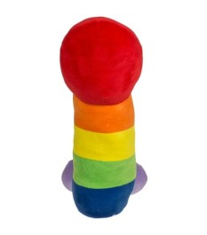 Plüsch-Penis „Regenbogen“ mit Plüsch-Hoden