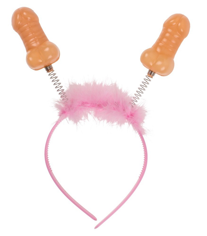 Haarreif mit zwei 25-cm-Penissen