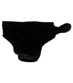 Gag-Slip mit beweglichem Plüsch-Penis