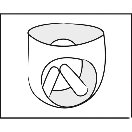 Haarreif mit zwei 25-cm-Penissen