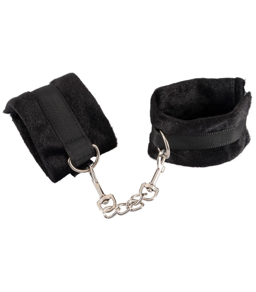 Handfesseln aus Plüsch