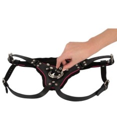 Strap-on-Harness aus Leder, po-frei