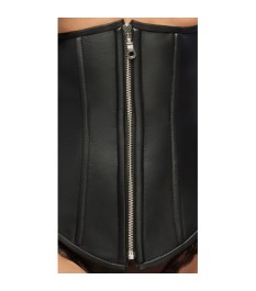 Taillen-Corsage aus weichem Leder (Lamm)