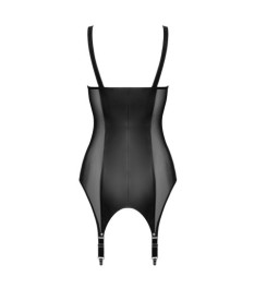 Leder-Strapshemd mit Powernet-Einsätzen