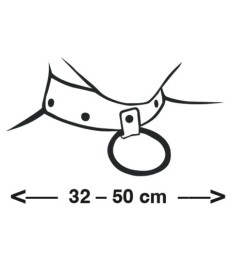 Strap-on-Harness aus Leder, po-frei