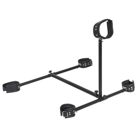 Bodenpranger mit Leder-Fesseln