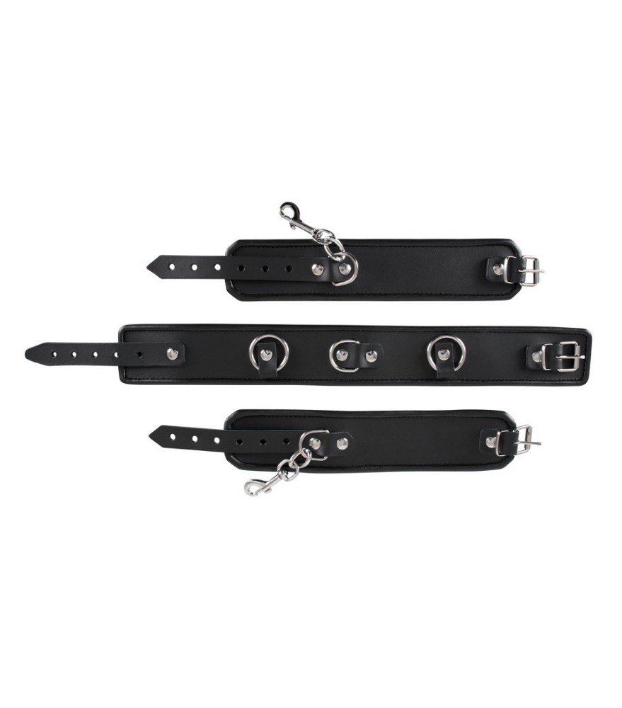 Corsage aus weichem Leder (Lamm) mit Strapsen