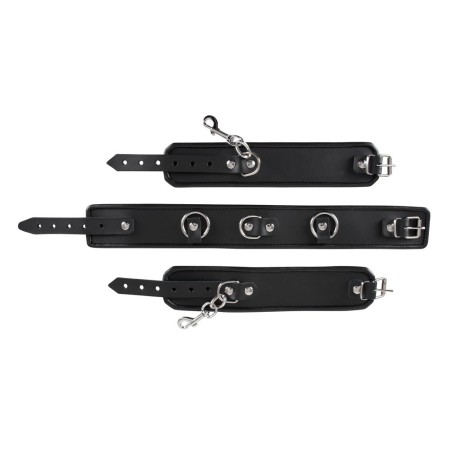 Corsage aus weichem Leder (Lamm) mit Strapsen