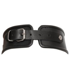 Corsage aus weichem Leder (Lamm) mit Strapsen