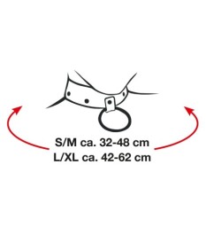 Taillen-Corsage aus weichem Leder (Lamm)