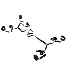 Leder-Strapshemd mit Powernet-Einsätzen