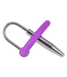 Analplug, rot mit Schmuckstein