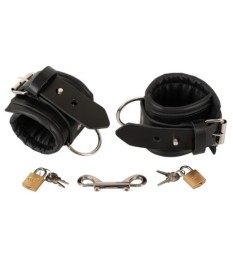 Leder-Handfessel mit Doppelkarabiner