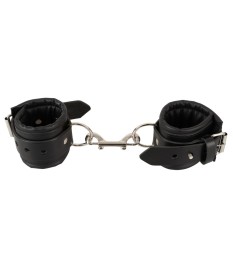 Leder-Handfessel mit Doppelkarabiner