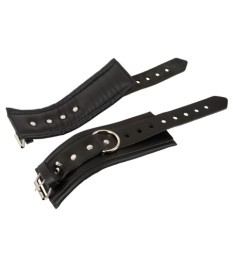 Leder-Handfessel mit Doppelkarabiner