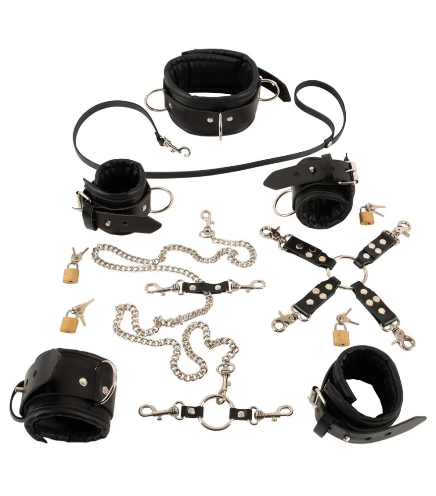 Mehrteiliges Leder-Fesselset