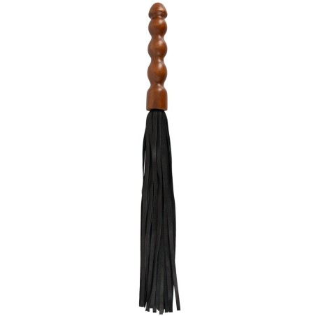 Flogger „Wood“ aus Holz und Leder