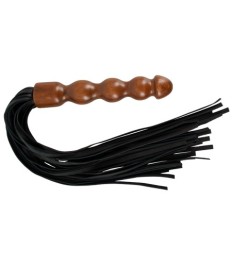 Flogger „Wood“ aus Holz und Leder