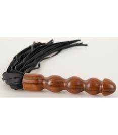 Flogger „Wood“ aus Holz und Leder