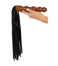 Flogger „Wood“ aus Holz und Leder