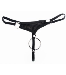 String mit abknöpfbarem Penisring