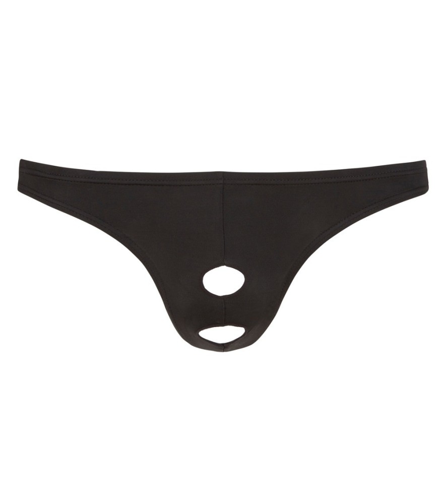 String mit Showmaster-Öffnungen für Penis/Hoden