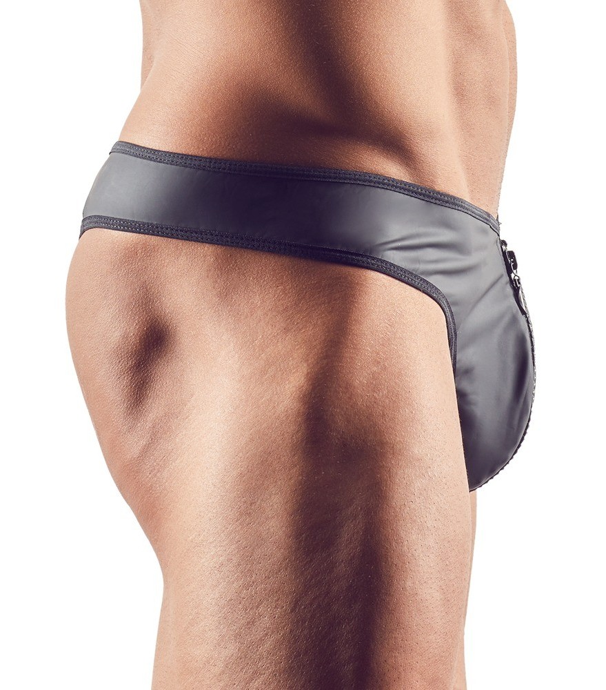 Peitsche mit weichen Lederriemen und Holzgriff