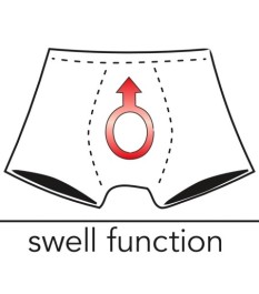 String aus Lack mit breitem Webgummibund