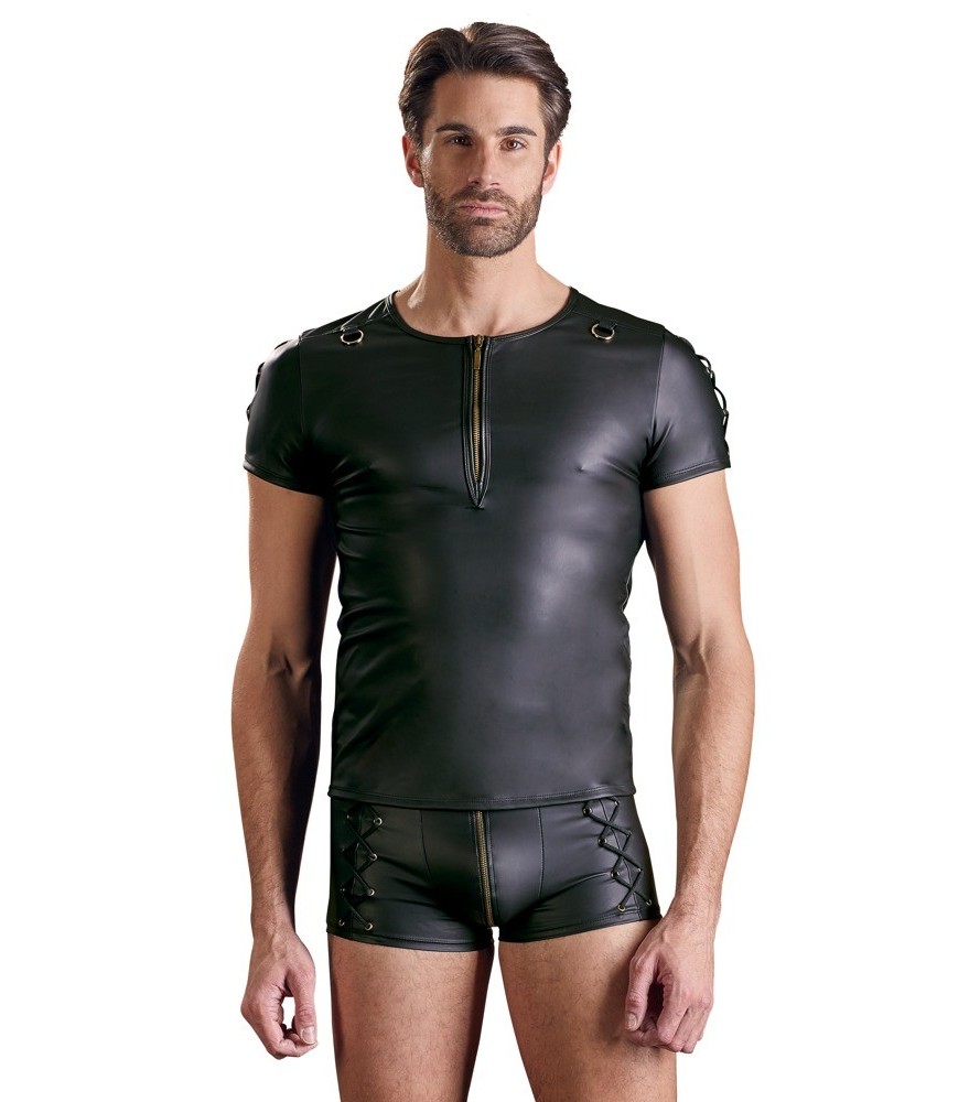 Showmaster mit Öffnungen für Penis und Hoden