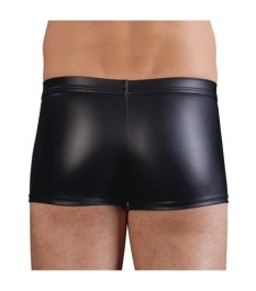 Pants im schwarzen Mattlook mit seitlichen Schnürungen