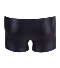 Pants im schwarzen Mattlook mit seitlichen Schnürungen