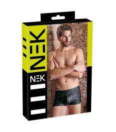 Pants im schwarzen Mattlook mit seitlichen Schnürungen