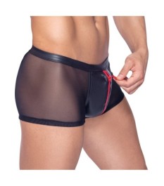 Pants, transparent, elastisch, mit Druckknopfleiste