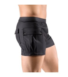 Shorts im Worker-Style mit Taschen und Druckknopfleiste vorn