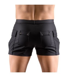 Shorts im Worker-Style mit Taschen und Druckknopfleiste vorn