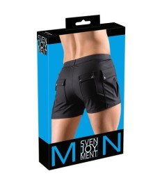 Shorts im Worker-Style mit Taschen und Druckknopfleiste vorn