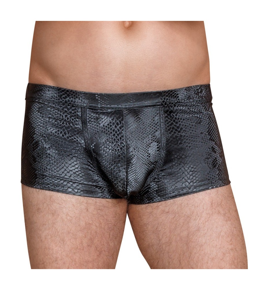 Pants in mattglänzender Schlangenhaut-Optik