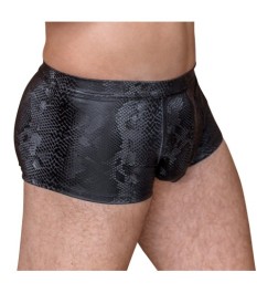 Pants in mattglänzender Schlangenhaut-Optik