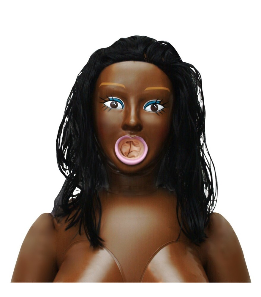 Liebespuppe „Tyra“ mit 3D-Gesicht und langen Haaren