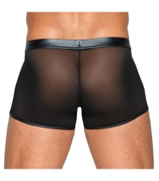 Pants im schwarzen Mattlook mit seitlichen Schnürungen