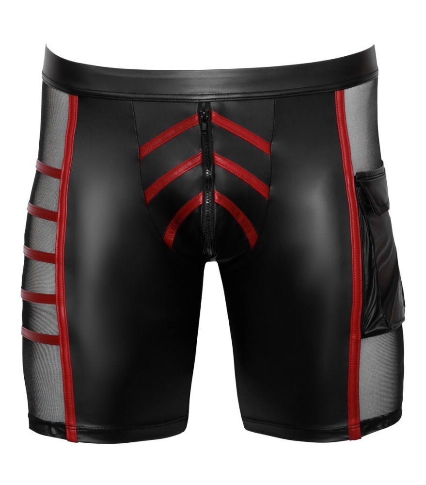 Shorts im Worker-Style mit Taschen und Druckknopfleiste vorn