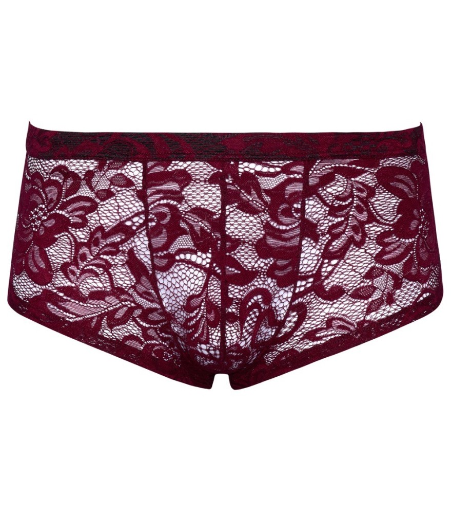 Spitzen-Pants in edlem Dunkelrot
