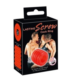 Penisring „Lasting Screw“, sehr dehnbar