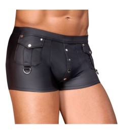 Pants im Mattlook mit auffälligem roten Reißverschluss