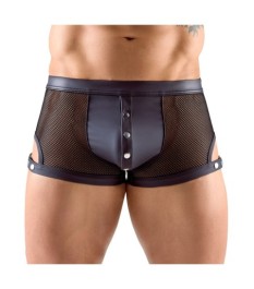 Netz-Pants mit Mattlook-Details