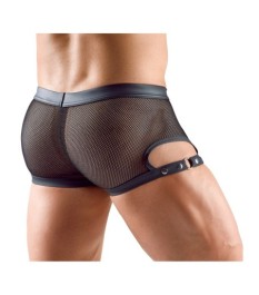 Netz-Pants mit Mattlook-Details