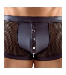 Netz-Pants mit Mattlook-Details