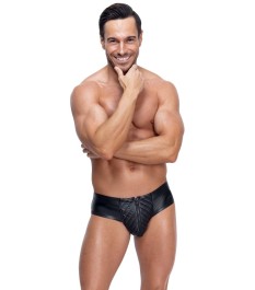 Pants im Blue Metallic-Mattlook