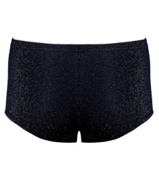 Pants aus feinem Powernet mit Leo-Samtflockprint